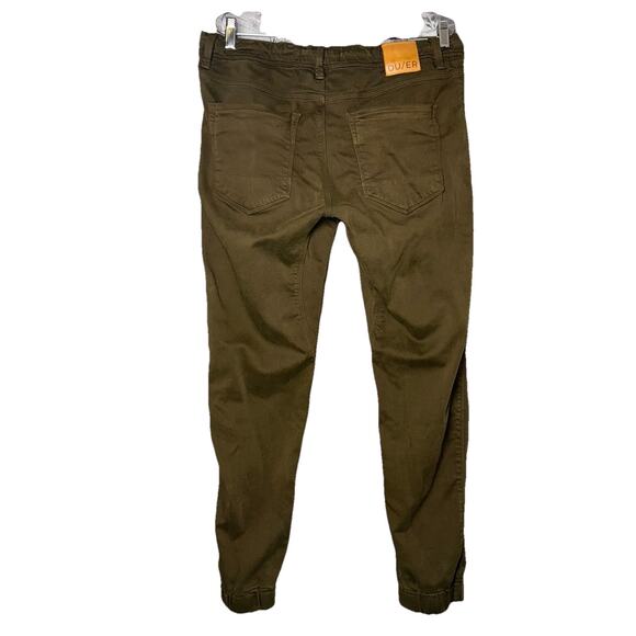 DU/ER Mens Green Pants 34x29 N2X Slim Fit No Sweat Jogger Taper MJNS1100 Cargo - Picture 3 of 11